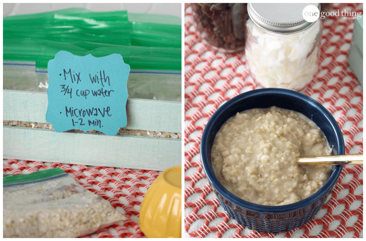 Homemade Instant Oatmeal Packets