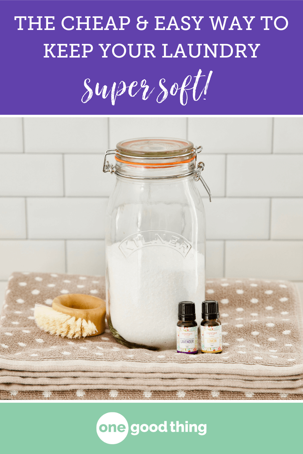 DIY Fabric Softener Crystals With Epsom Salt