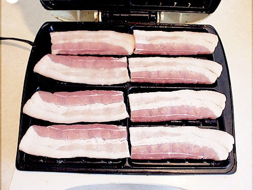 Bacon in the Waffle maker 