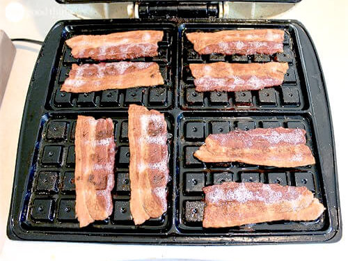 Bacon in the Waffle maker 