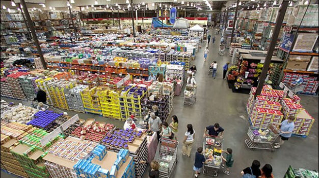 Get the most bang for your buck at a large grocery store.