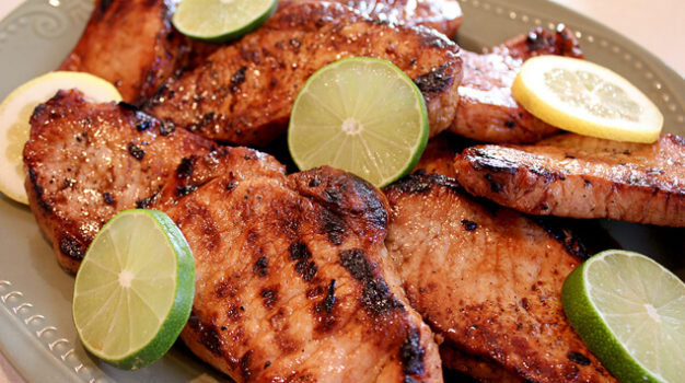 honey garlic pork chops