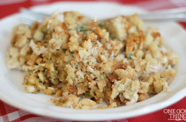 chicken stuffing casserole