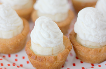 Banana Cream Pie Bites