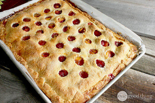 Peach Slab Pie