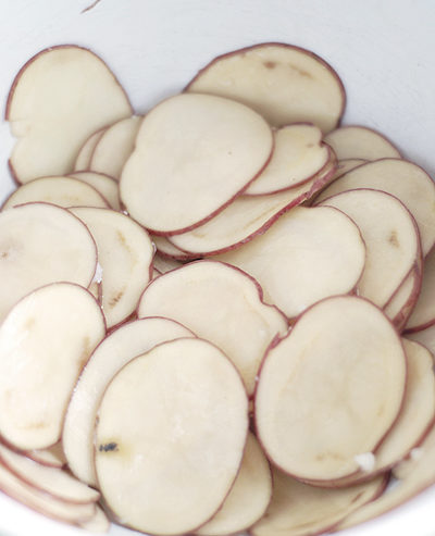 Microwave potato chips