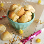 Chicken roll ups, perfect for New Year's appetizers.