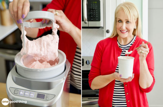 homemade ice cream