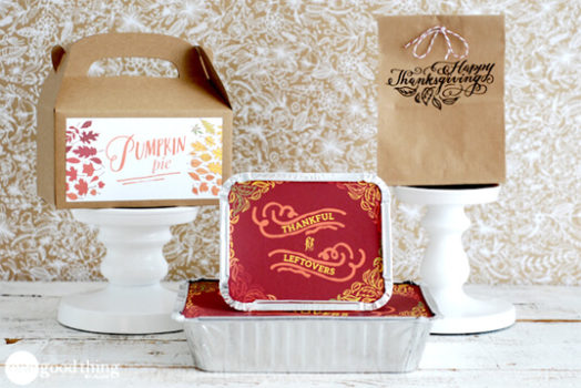 DIY Thanksgiving Leftover Containers
