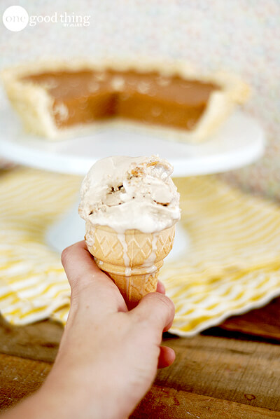Pie a la Mode Ice cream cone