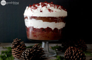 Red velvet trifle