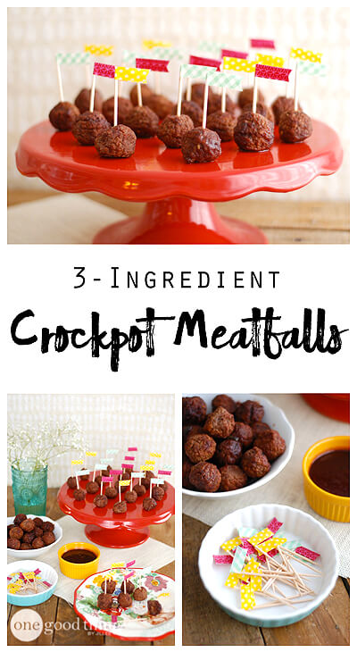 Crockpot meatballs 
