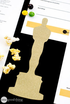 Free Printables For Your Oscar Viewing Party!