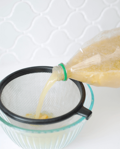 Homemade Citrus Enzyme Cleaner and Scrub
