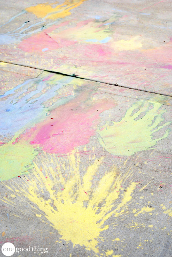 How to Make Colorful Chalk Bombs for Messy Summer Fun!