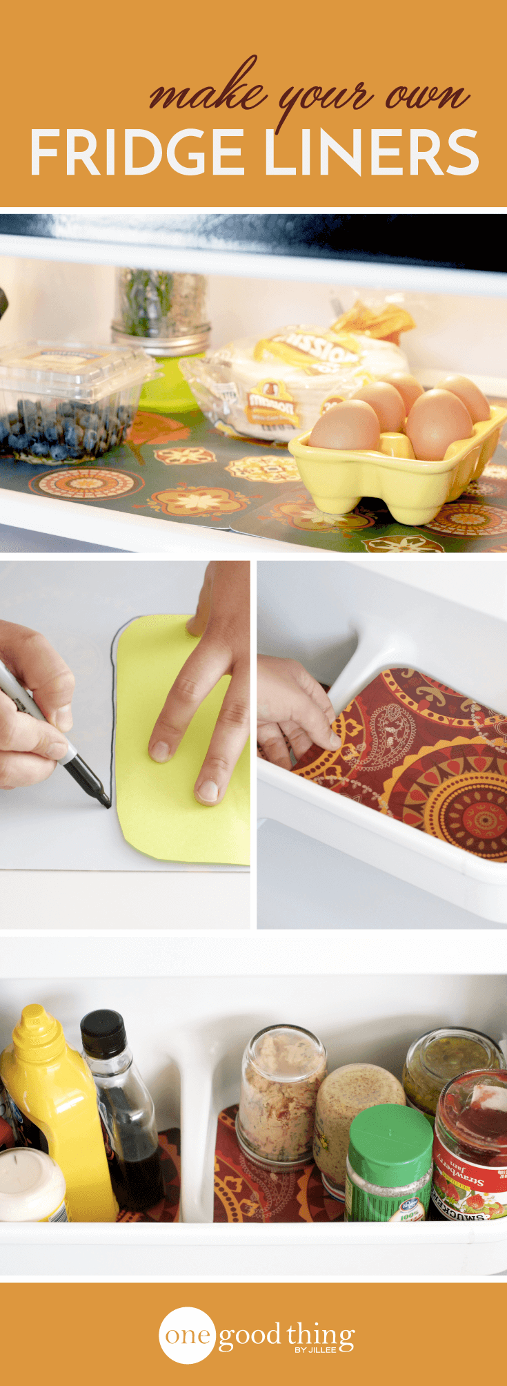 Make Your Own Inexpensive and EasytoClean Fridge Liners