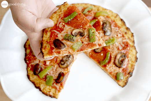 Cauliflower pizza crust