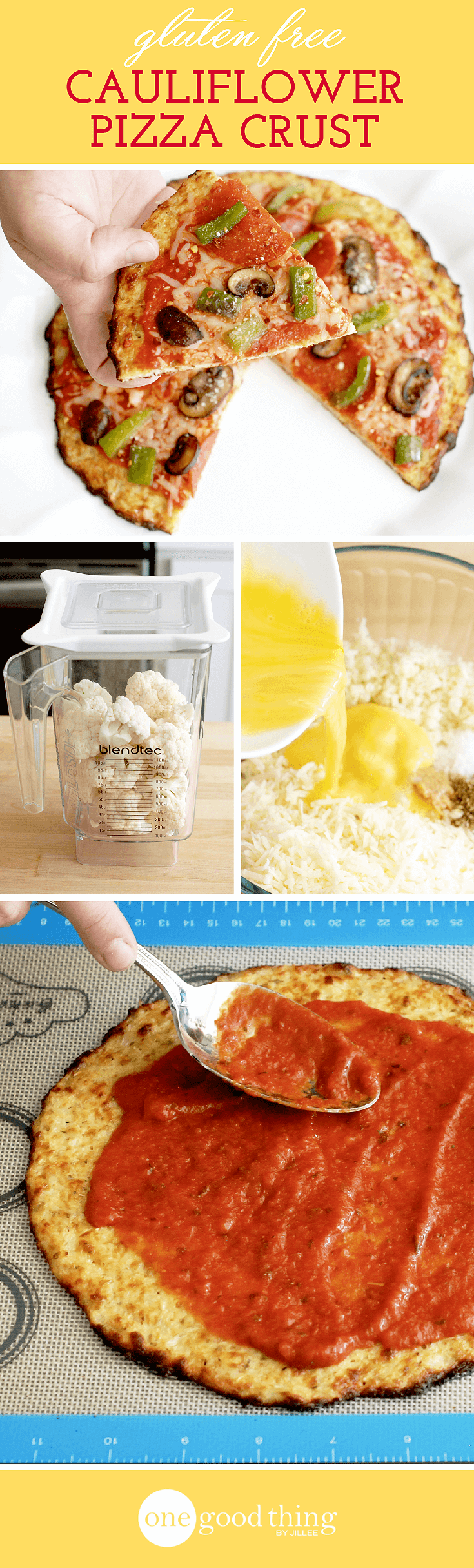 Cauliflower pizza crust
