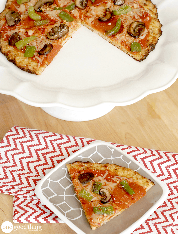 Cauliflower pizza crust