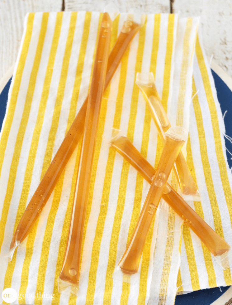 Homemade Honey Sticks