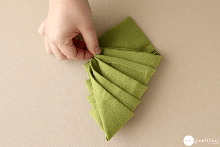 How To Make Christmas Tree Napkins