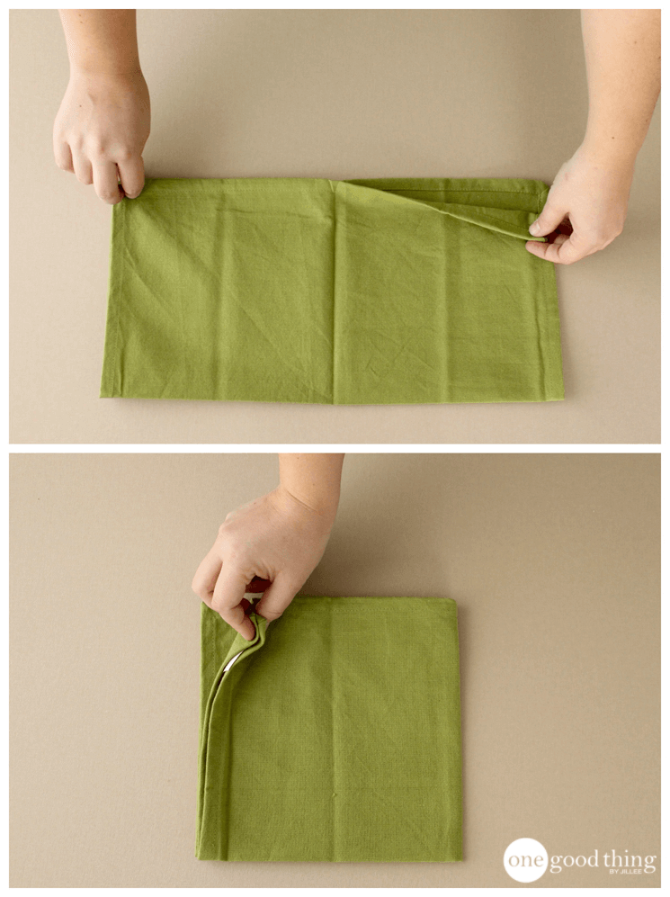 How To Make Christmas Tree Napkins