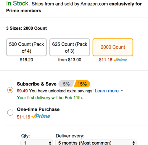How To Use Amazon's Subscribe & Save Program