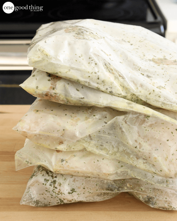 Lemon Garlic Dump Chicken