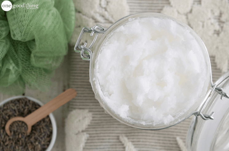 Lavender Coconut Oil Salt Scrub