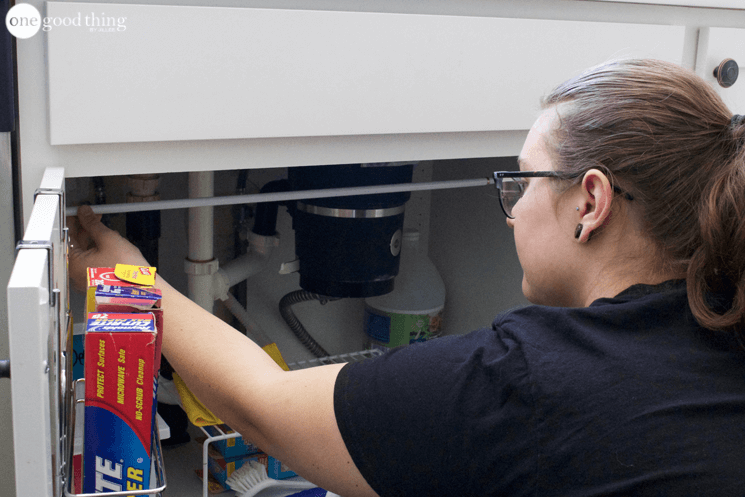 Under The Kitchen Sink Organization