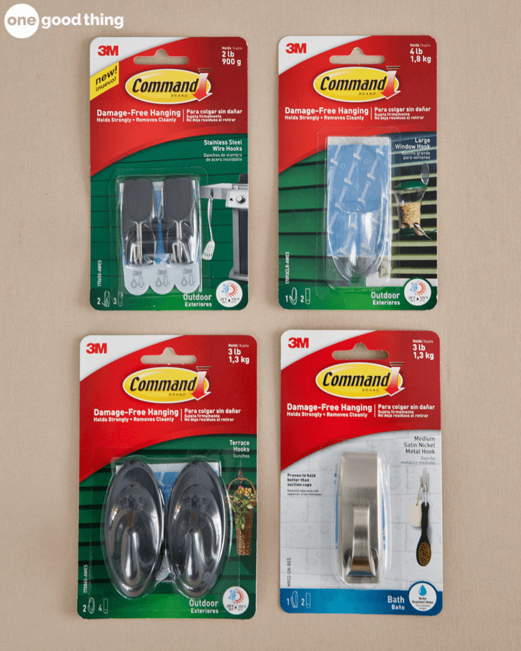 Command Strips are so handy -- I stick them to walls all over the house and studio.