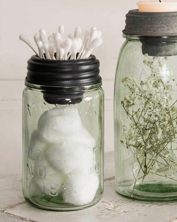 Bathroom Jar Ideas 10 Things To Store In Mason Jars