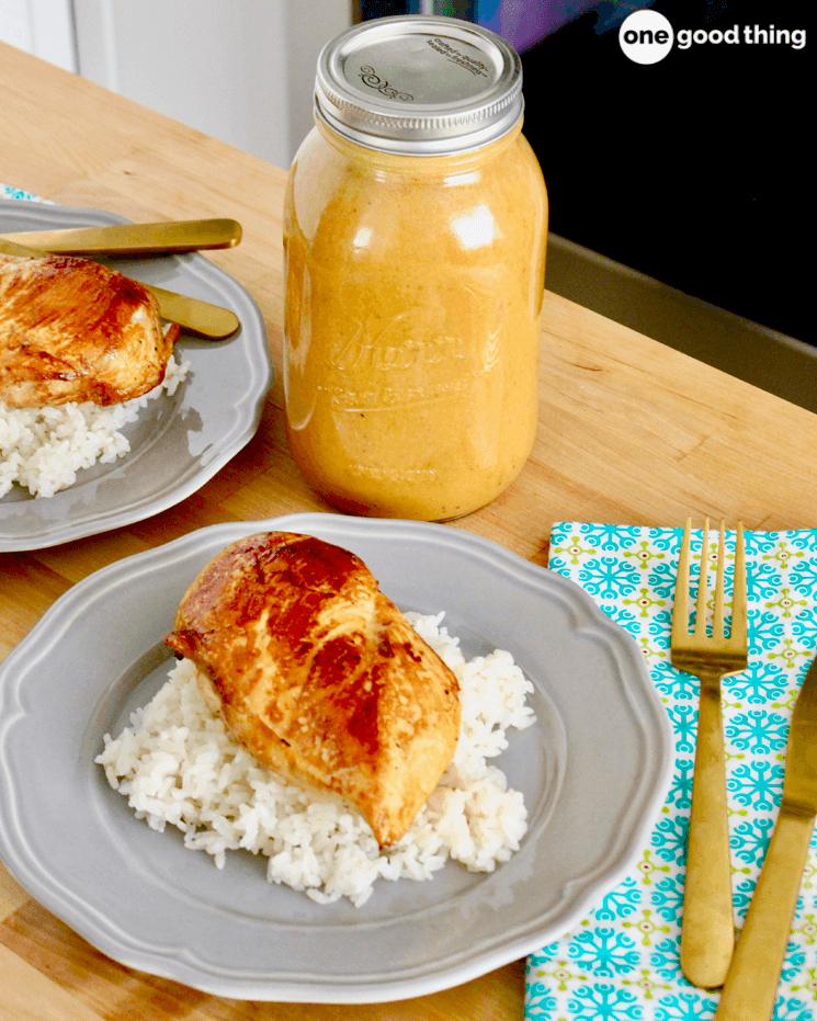 Marinate meat in mason jars.