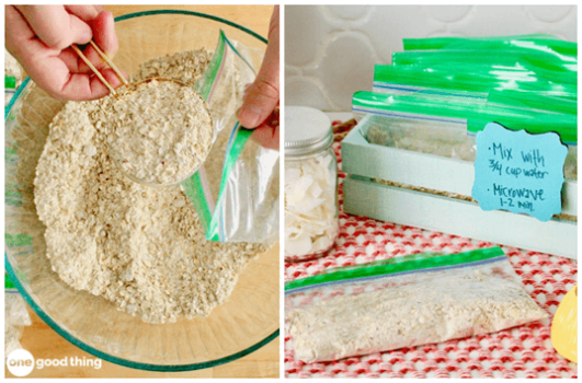 Homemade Oatmeal Packets