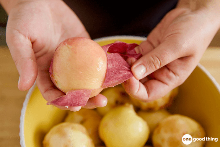 Peeling Peaches