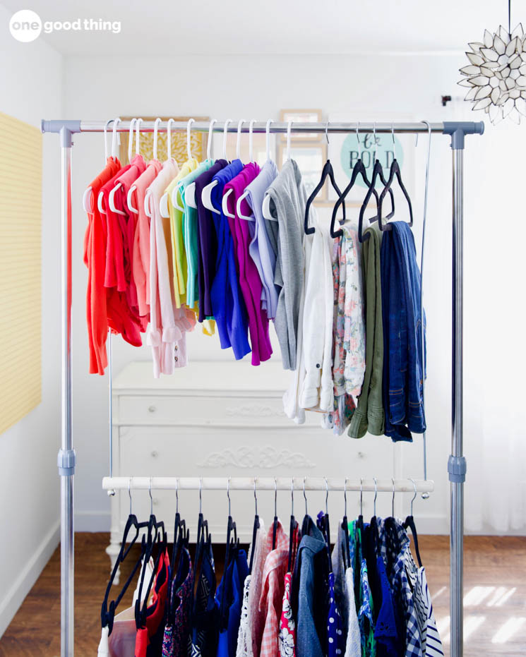 rack of clothes