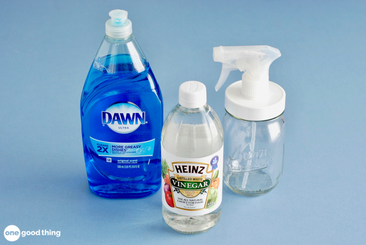 Dish Soap and Vinegar Cleaner