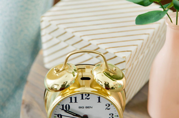 When you can't sleep, don't watch the clock -- point it away from you bed so you can fall asleep.