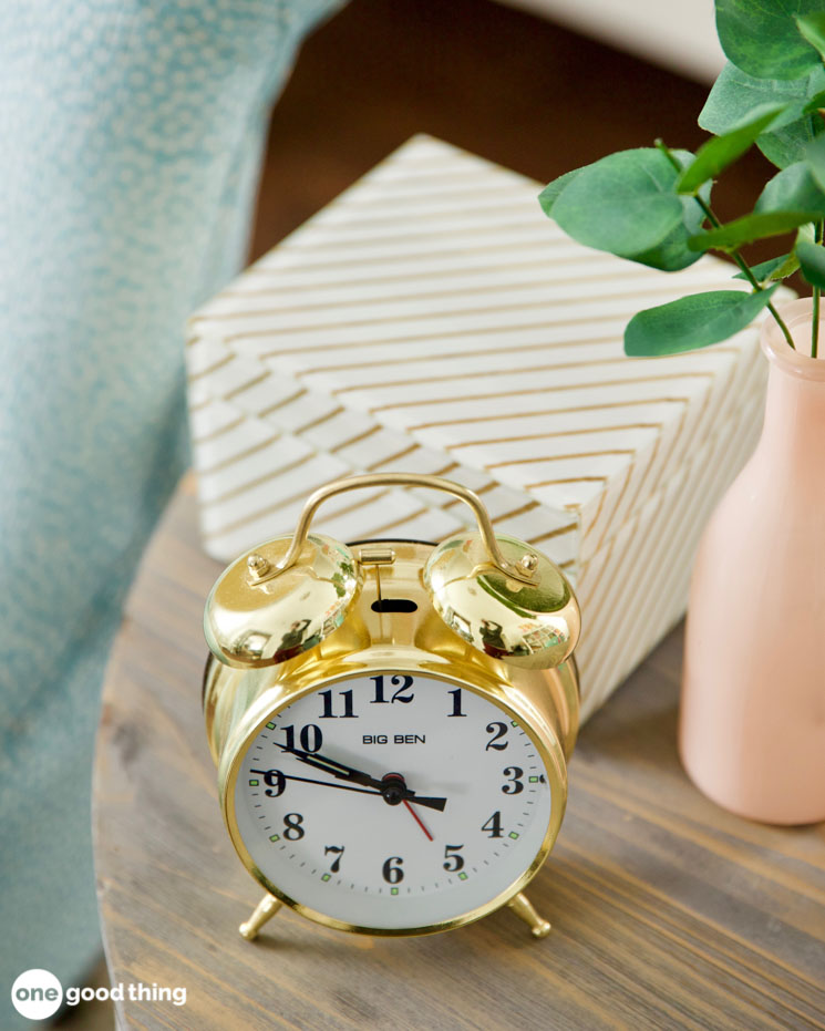 Fall Asleep Faster and stay asleep longer When you can't sleep, don't watch the clock -- point it away from you bed so you can fall asleep.