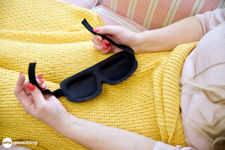 Fall Asleep Faster and stay asleep longer Keeping the room dark or wearing an eye mask will help you stay asleep.