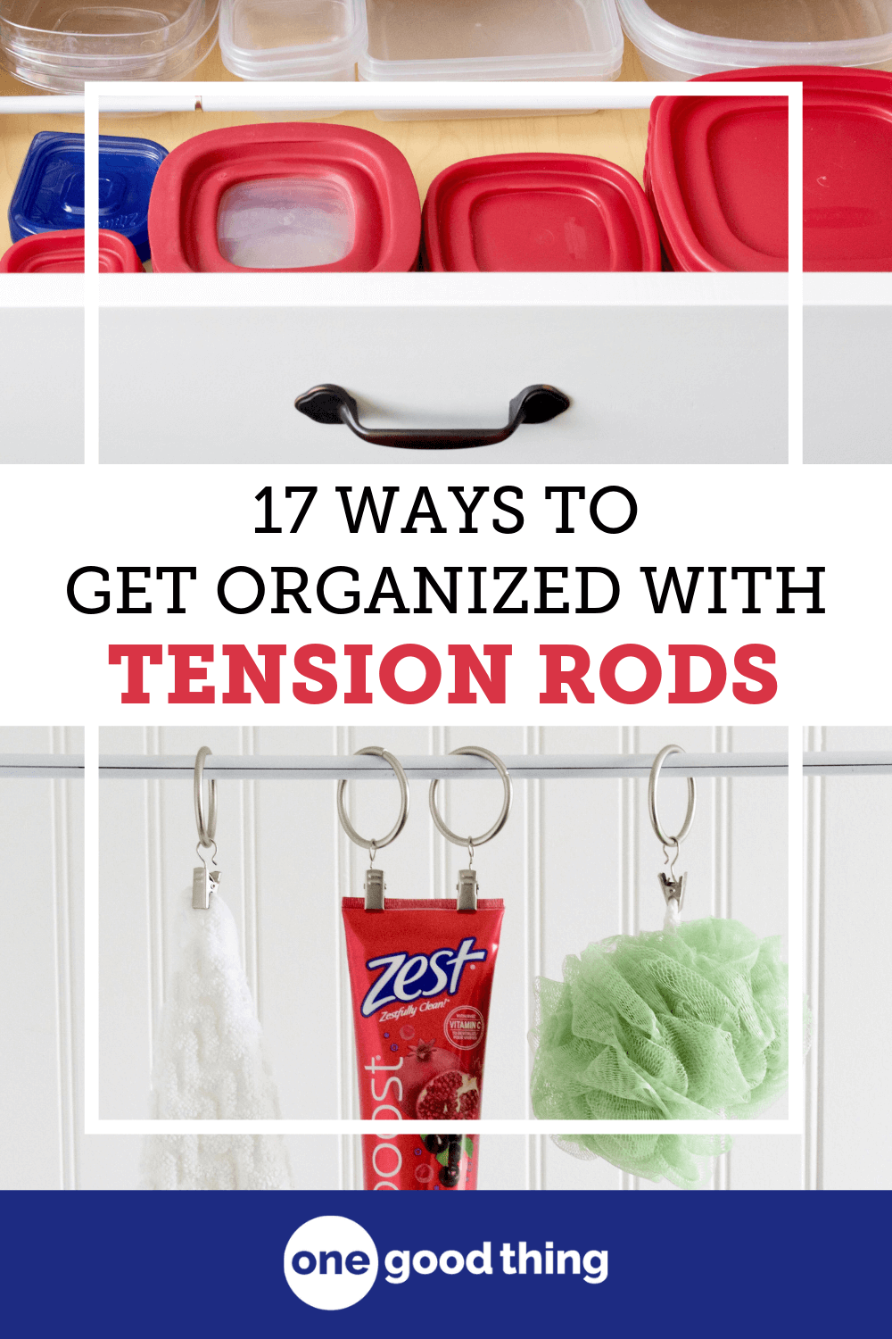 17 Smart Ways To Use Tension Rods Around Your House