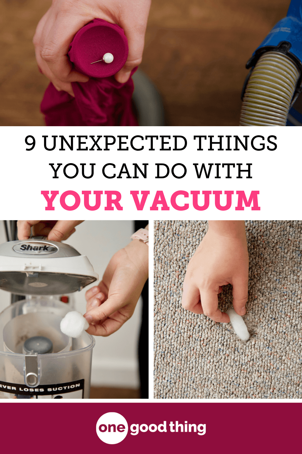 9 Things You Never Thought To Do With Your Vacuum Cleaner