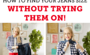 Learn to find the perfect jeans size without trying them on - no more hassle finding jeans that fit!