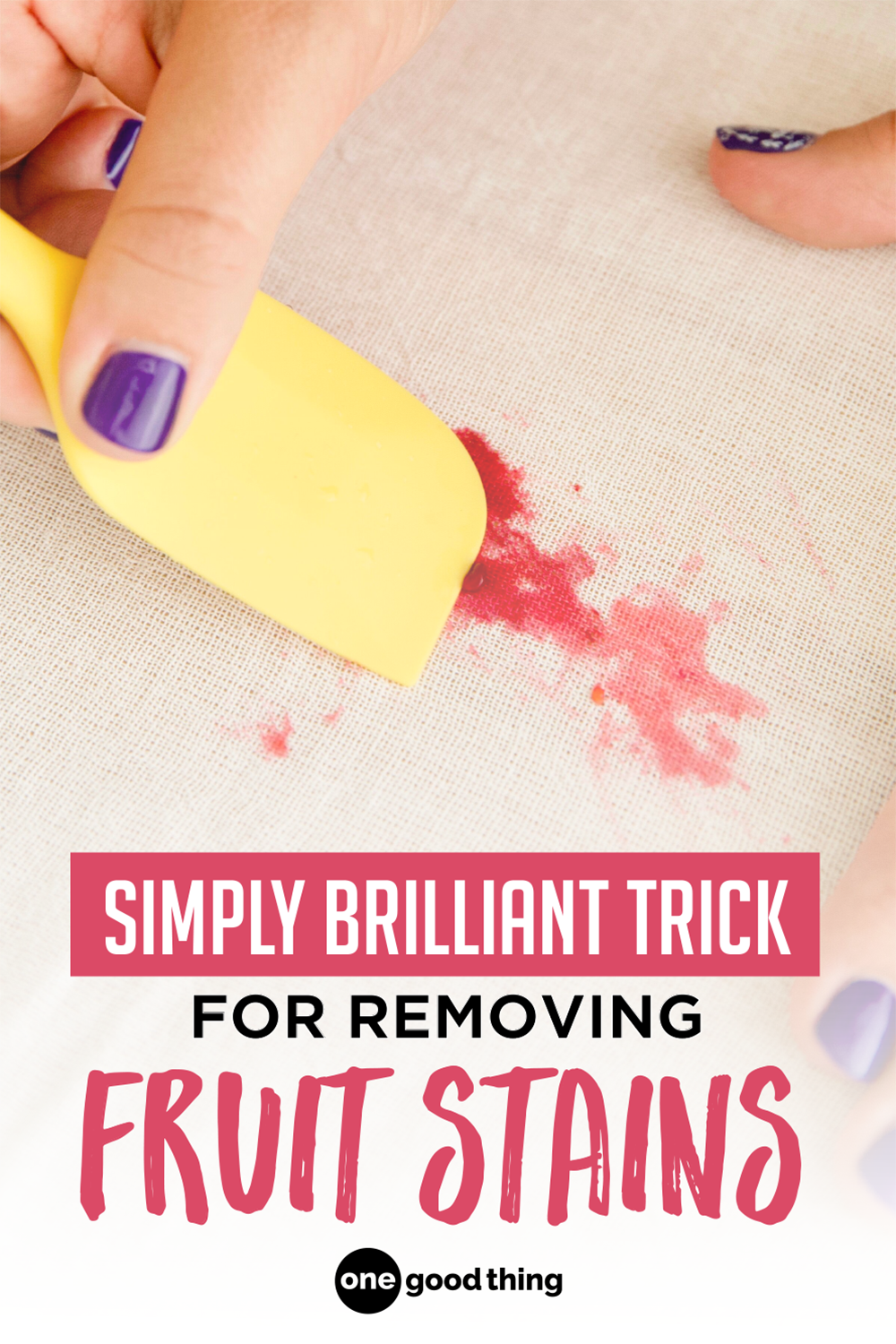 How To Get Blueberry Stains Out Of Anything