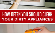 Frequency for cleaning dirty appliances.