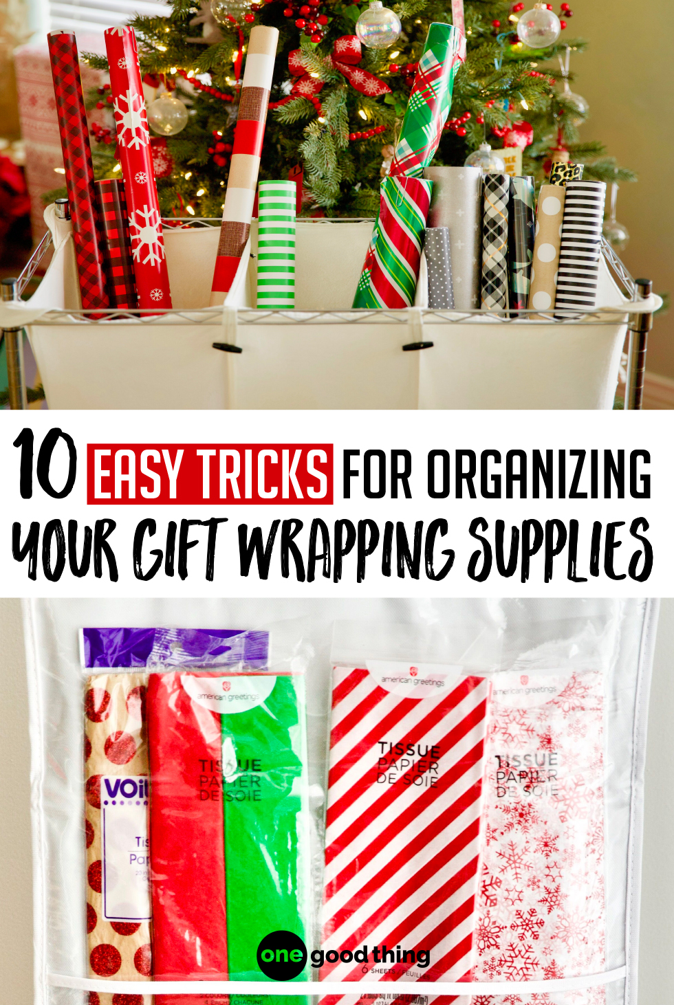 10 Brilliant Ways To Organize Your Gift Wrap Supplies