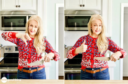 how to hold a knife