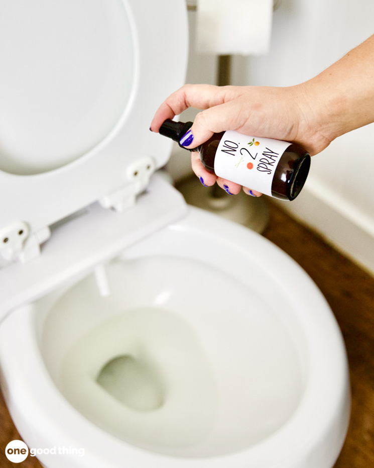 DIY Toilet Odor Spray - spray into toilet before you go