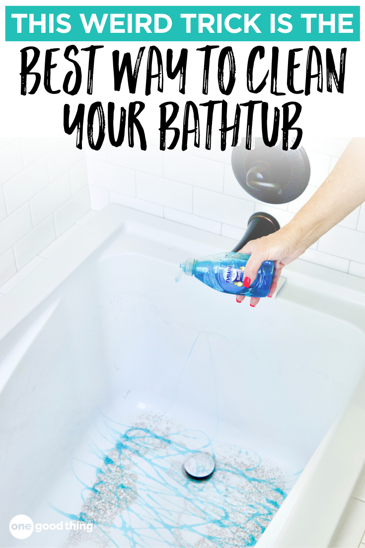 This Tip Takes The Pain Out Of Cleaning Your Bathtub