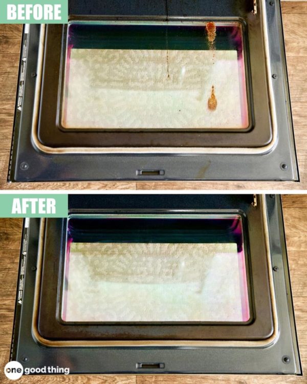 How To Clean Your Oven Door With A Dishwasher Tablet